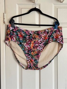 Lime Ricki Floral Swim Bottom 4x